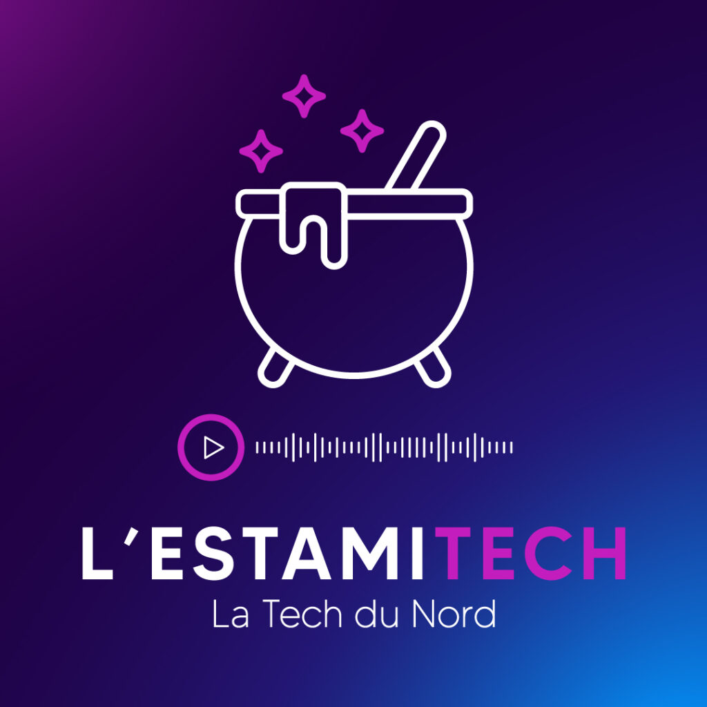 Logo avec un chaudron et le titre L'EstamiTech